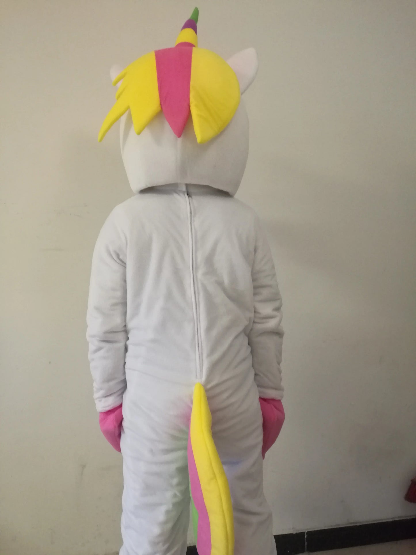 Pink Unicorn Mascot Costume | Adult Walking Cartoon Character Outfit