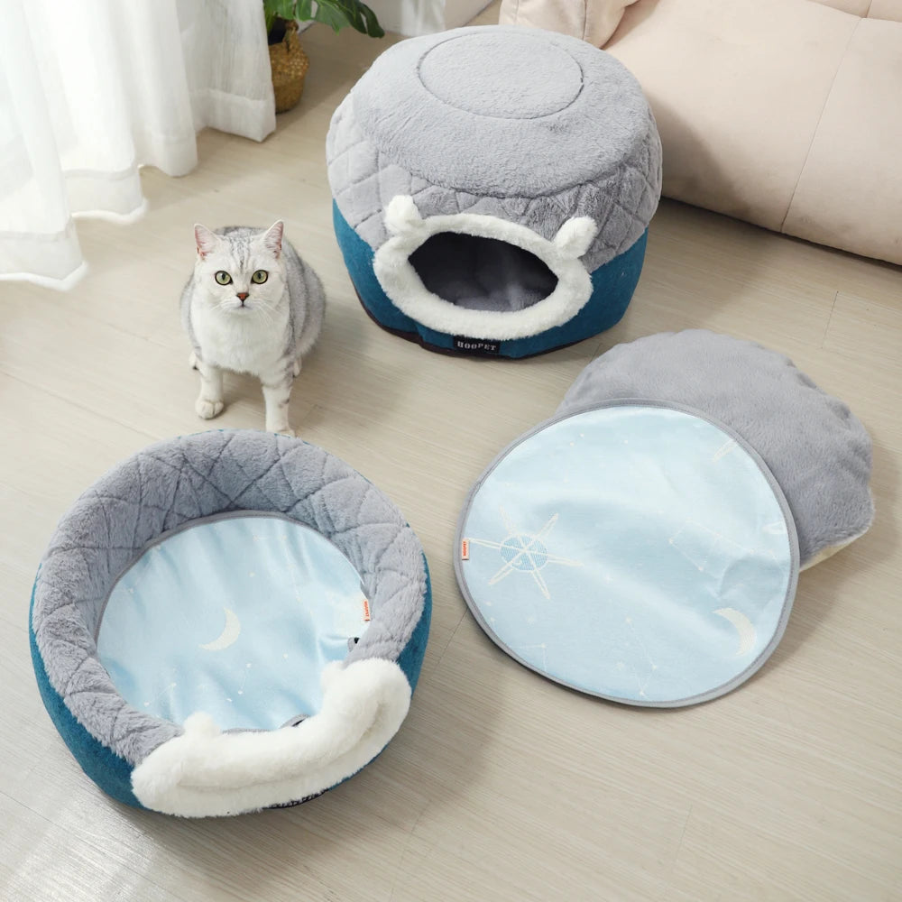 Outer Space Planet Round Rug | Kids Bedroom Non-Slip Swivel Chair Mat