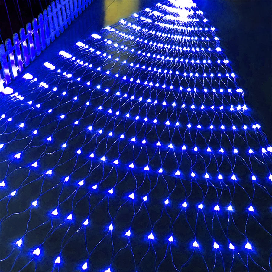 Outdoor Christmas Net Lights | LED Fairy Mesh Light With 8 Modes Set