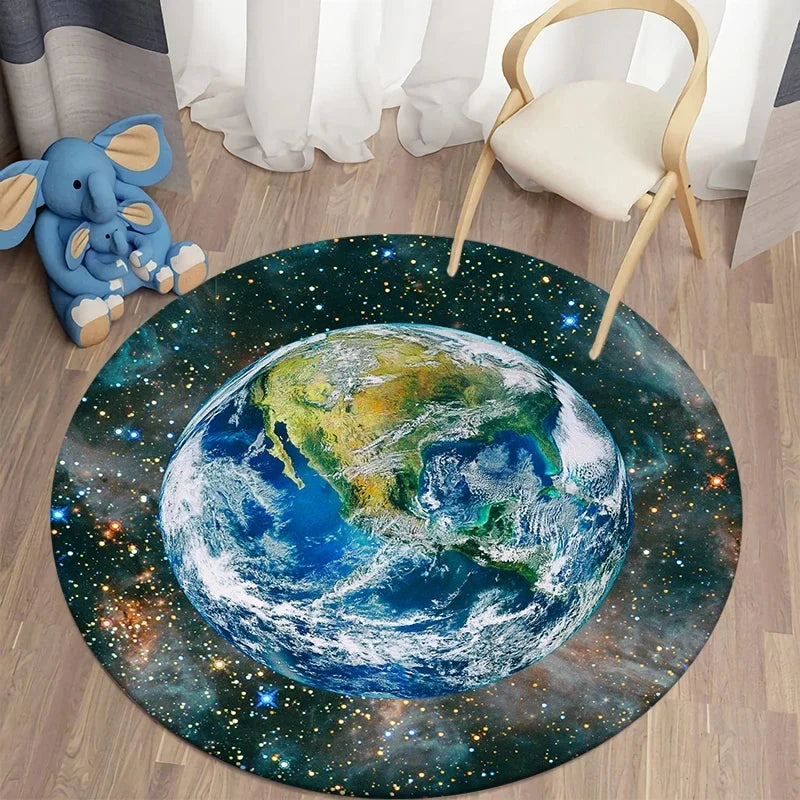 Nasa Rug Round Buy Galaxy Round Rug - 40cm Space Starry Universe Carpet with Free ...