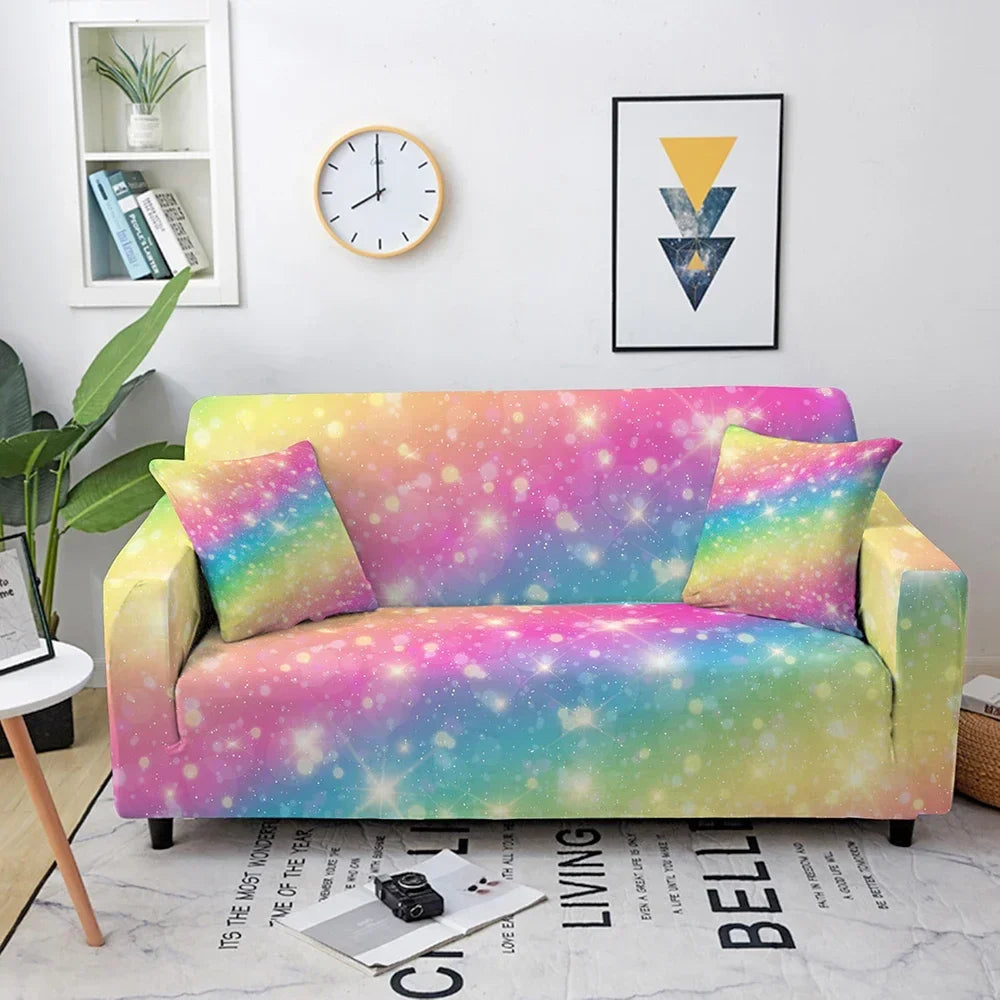 3D Elastic Sofa Covers - Stretch Spandex Couch Slipcover Set
