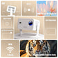 Smart 1080P Projector | Android 14, 650 ANSI, 360° Rotate & 8K Support