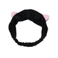 Rabbit Ear Face Wash Headband - Soft Elastic Makeup Hairband