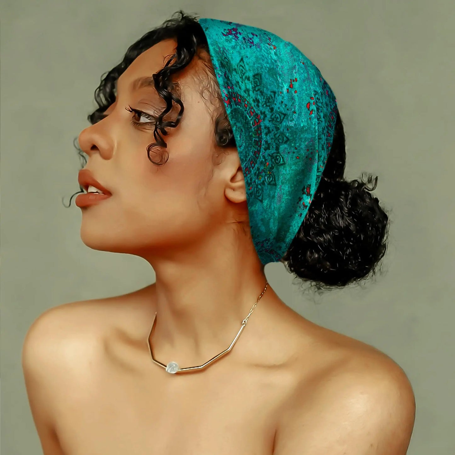 Boho Headbands for Women - Knotted Wide Stretch Turban Wrap