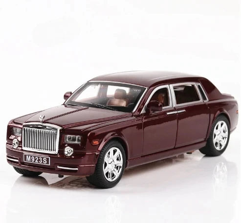 1:24 Alloy Diecast Luxury Model Car - Sound, Light & Pull-Back