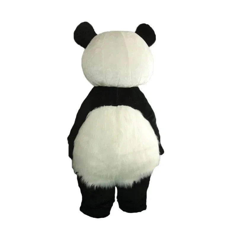 Panda Bear Adult Mascot Costume - Plush Funny Fancy Dress