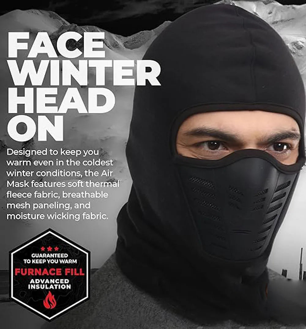 Thermal Balaclava Ski Mask - Windproof Motorcycle Liner Gear