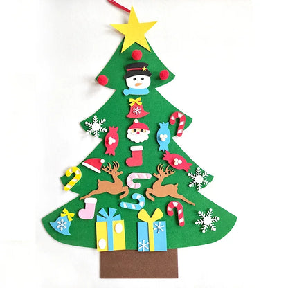 DIY Felt Christmas Tree for Toddlers - Montessori Wall Hanging