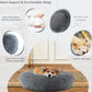 Round Pet Bed | Super Soft Plush Dog House Winter Warm Sleeping Mat