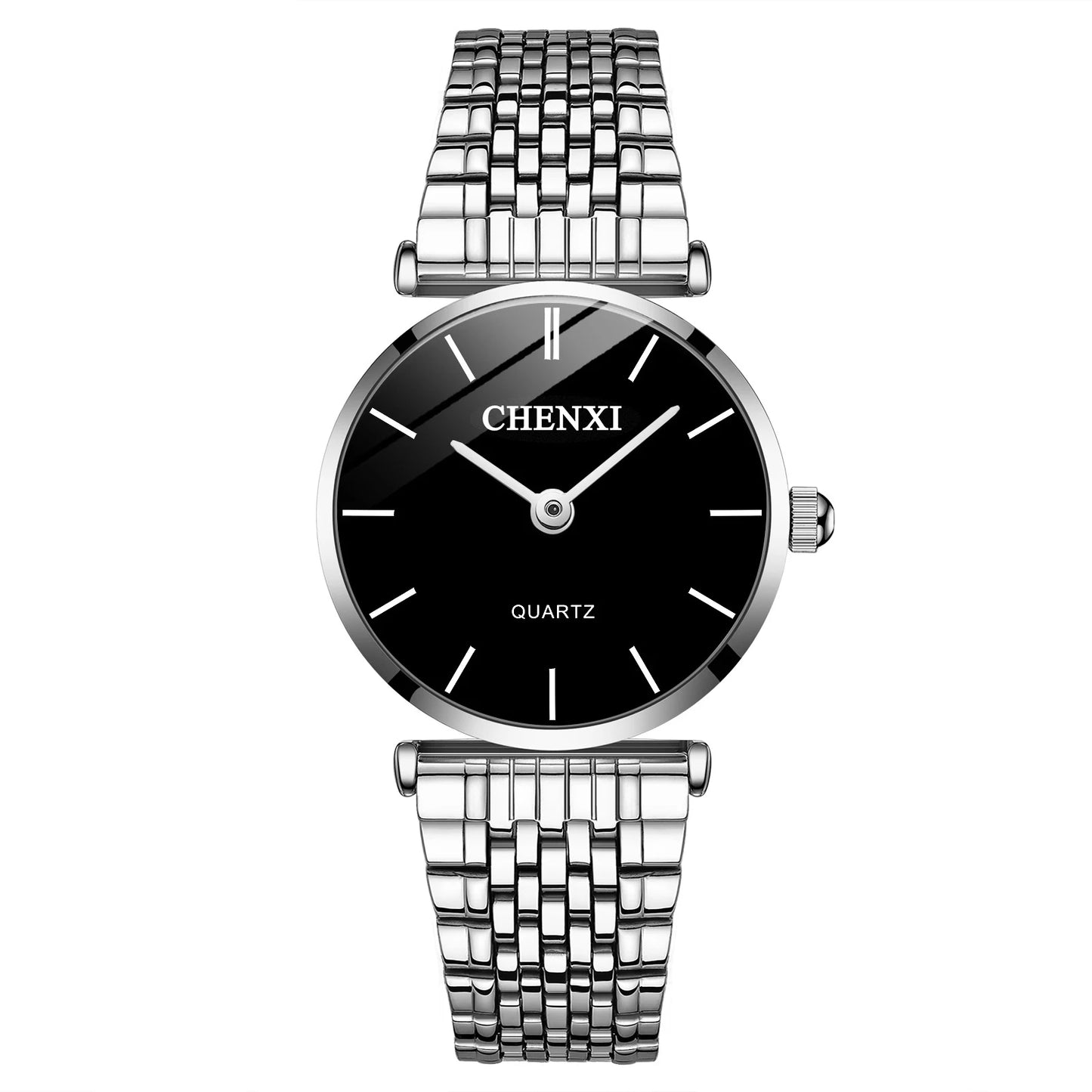 Men's Full Steel Quartz Watch | Luxury Waterproof Business Sport ID