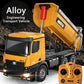 RC Dump Truck 1/14 Scale | 10CH Remote Control Alloy Engineering Toy