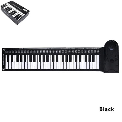 49-Key Roll Up Silicone Piano | Portable Foldable Keyboard for Kids
