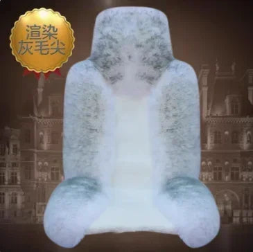 Winter Wool Car Seat Cover - Luxury Shearling Front Cushion