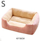 Bed for Cats | Soft Plush Pet Cushion Kitten House Basket Supply Set