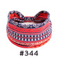 Boho Headbands for Women - Knotted Wide Stretch Turban Wrap