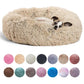 Round Pet Bed | Super Soft Plush Dog House Winter Warm Sleeping Mat