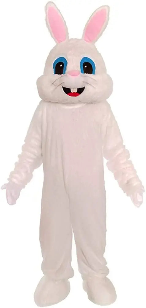 Plush Easter Bunny Costume | Adult Rabbit Mascot Party Outfit & Head