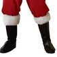Deluxe Santa Claus Costume | 5pc Adult Christmas Suit Set with Beard