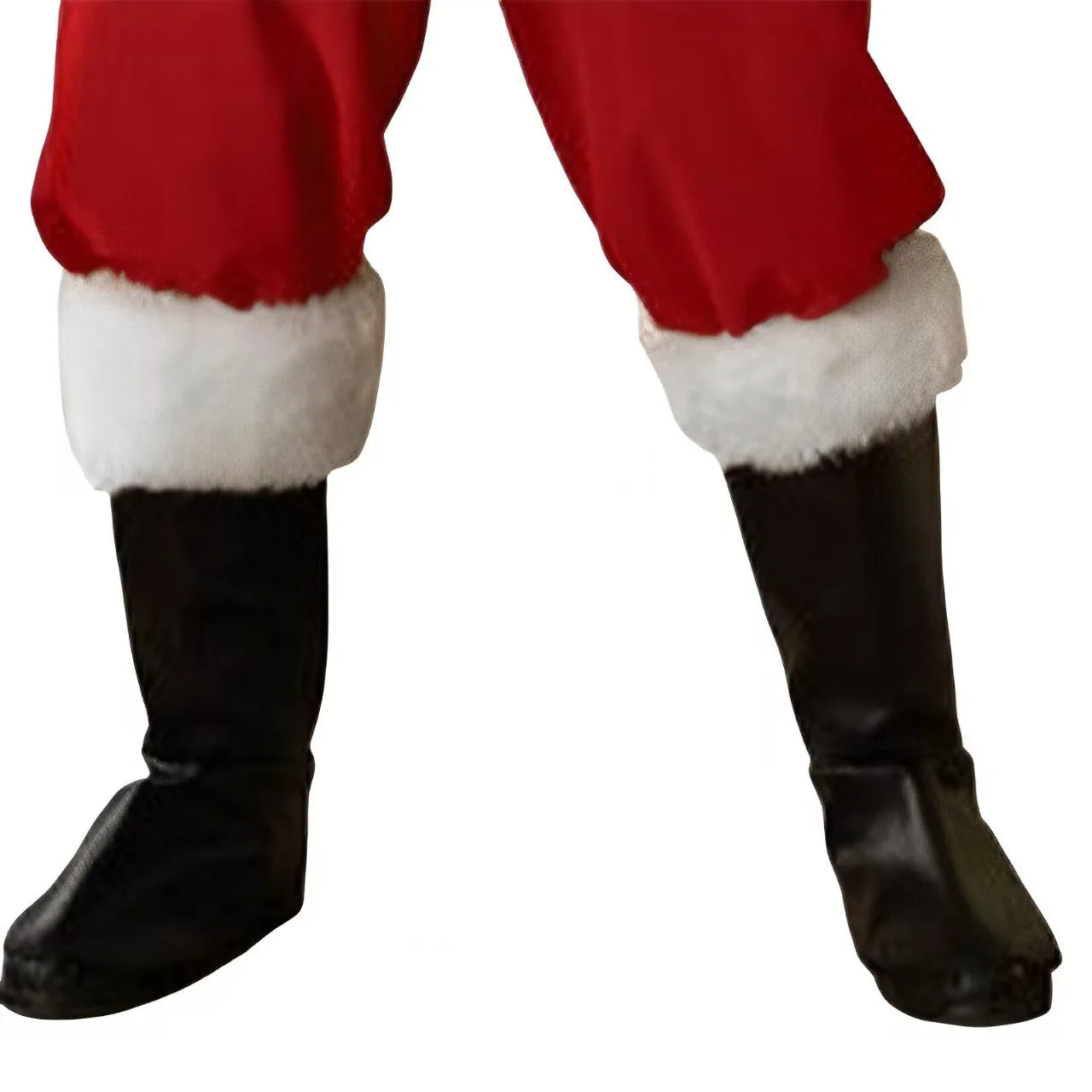 Deluxe Santa Claus Costume | 5pc Adult Christmas Suit Set with Beard