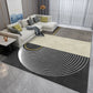 Emerald Green & Gold Rug | Modern Luxury Minimalist Area Carpet