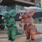 Funny Blow Up Triceratops Inflatable Dinosaur Costume - Adult Outfit