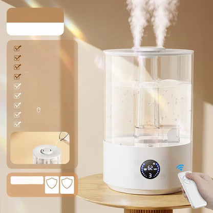 Remote Control Air Diffuser | Large Mist Desktop Humidifier Mute