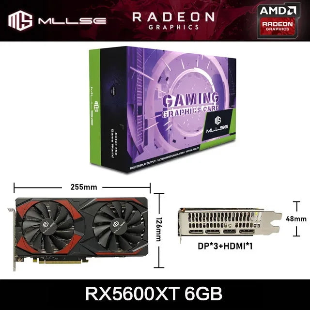 AMD Radeon RX 5700 XT 8GB | GDDR6 256-Bit PC Gaming Video Graphics Card
