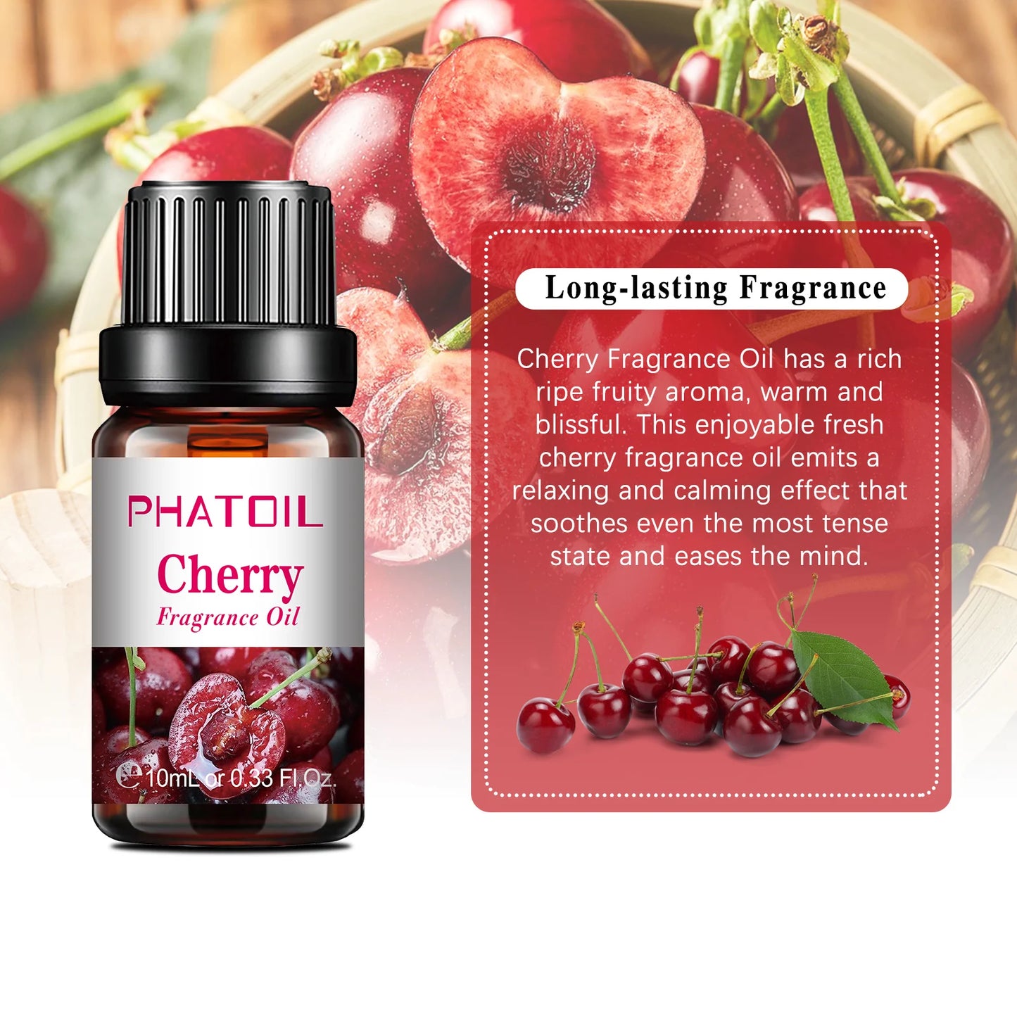 10ml Fruity Fragrance Oil - Refreshing Aromatherapy Aroma Oil