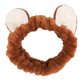 Rabbit Ear Face Wash Headband - Soft Elastic Makeup Hairband
