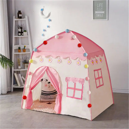 Children's Princess Castle Tent | Folding Indoor & Outdoor Play Cubby