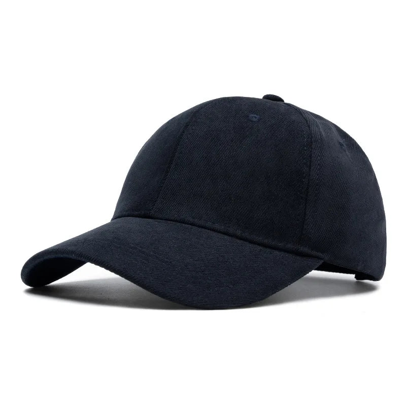 Retro Suede Baseball Cap | Adjustable Hip Hop Snapback Sun Visor