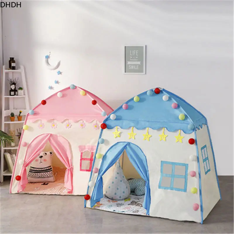 Children's Princess Castle Tent | Folding Indoor & Outdoor Play Cubby