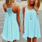 Sexy Womens Mini Summer Dress | Sleeveless Backless Beach Party Robe