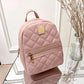 Fashion PU Leather Backpack | Designer Mini School Bag for Women Set