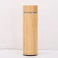 Bamboo Tea Thermos | 500ml Steel Double Wall Vacuum Flask Infuser ID