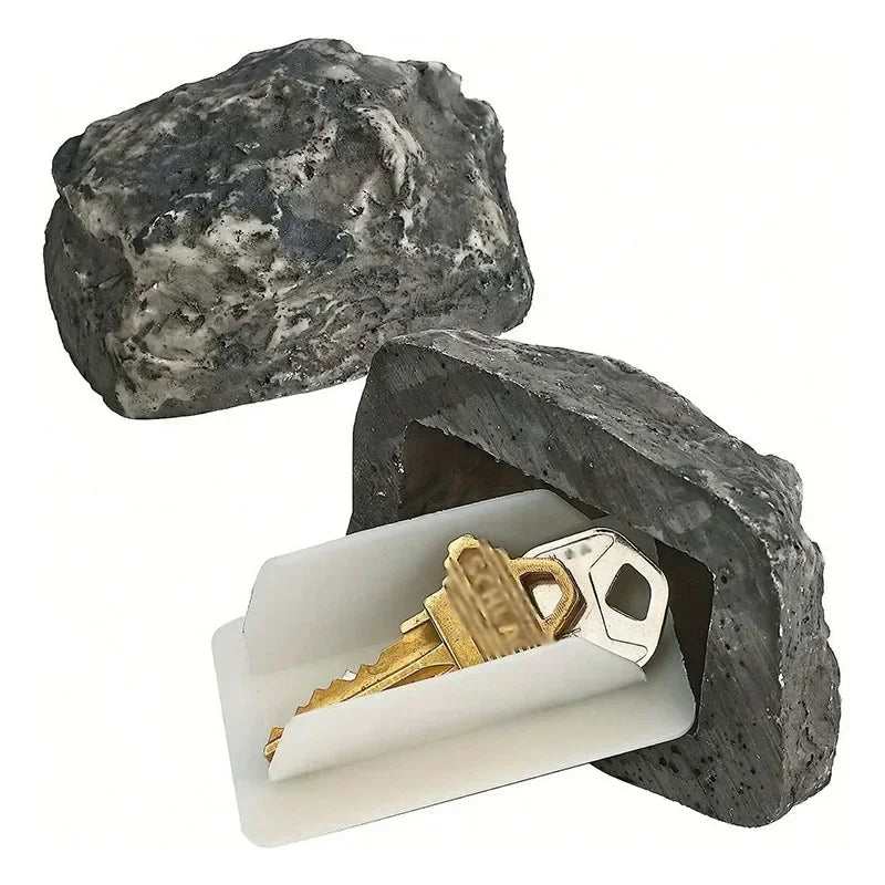 Hidden Key Hider Rock - Realistic Stone Outdoor Spare Box