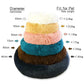 Round Pet Bed | Super Soft Plush Dog House Winter Warm Sleeping Mat