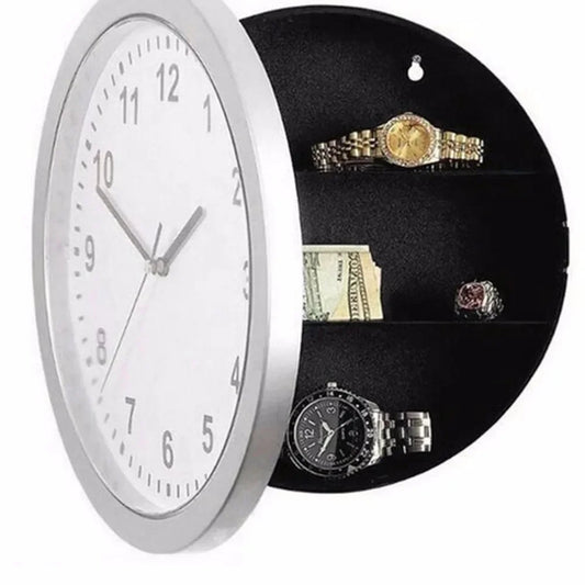 Secret Hidden Safe Wall Clock - Discreet Security Compartment