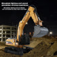 All-Alloy RC Excavator 23 Channel | Professional Metal Remote Digger
