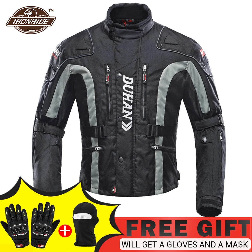 Motorcycle Jacket and Pants Set | Motocross Racing Body Armor Suit Kit