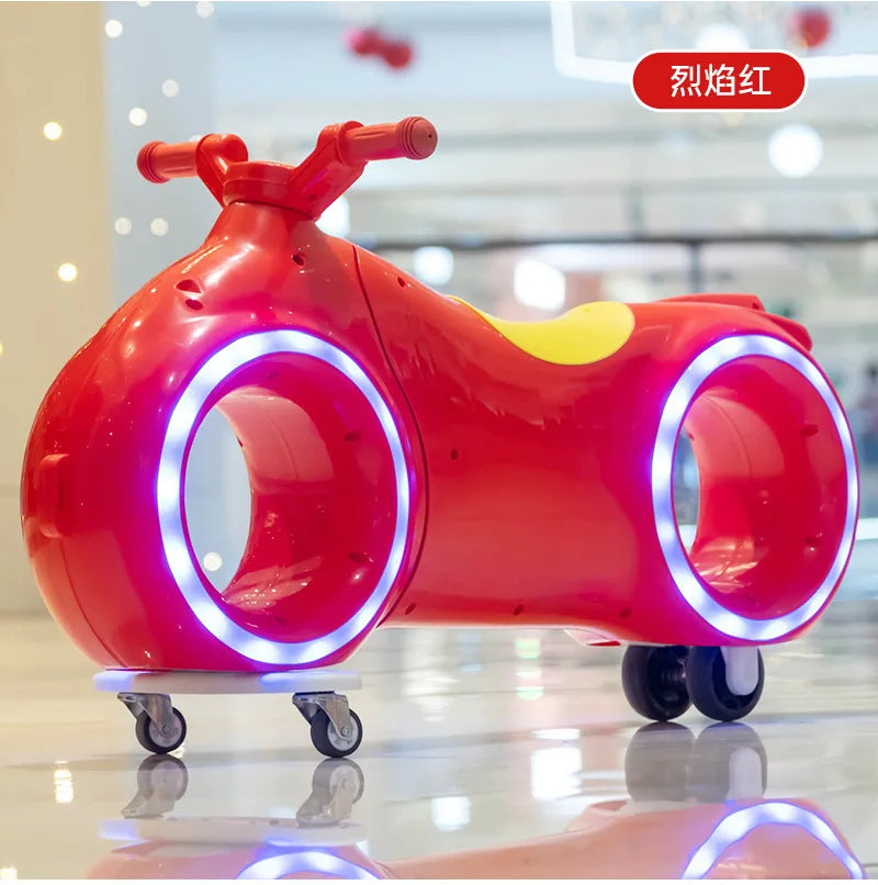 Kids 16-Inch Electric Balance Bike - LED Glow Frame 2-8Y