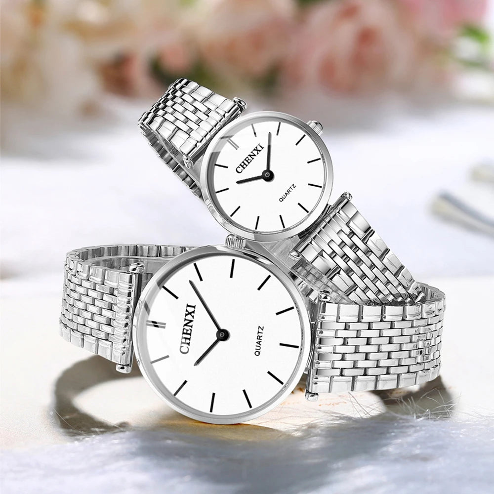 Men's Full Steel Quartz Watch | Luxury Waterproof Business Sport ID