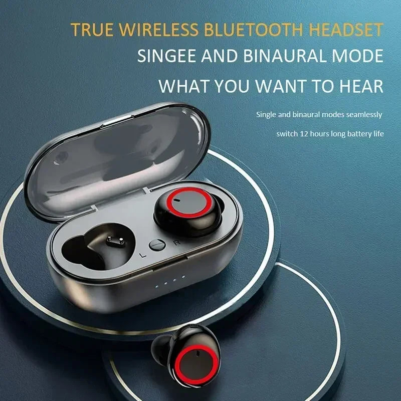 Wireless Bluetooth 5.0 Earphones | 9D Stereo Waterproof Sport Earbuds