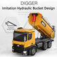 RC Dump Truck 1/14 Scale | 10CH Remote Control Alloy Engineering Toy