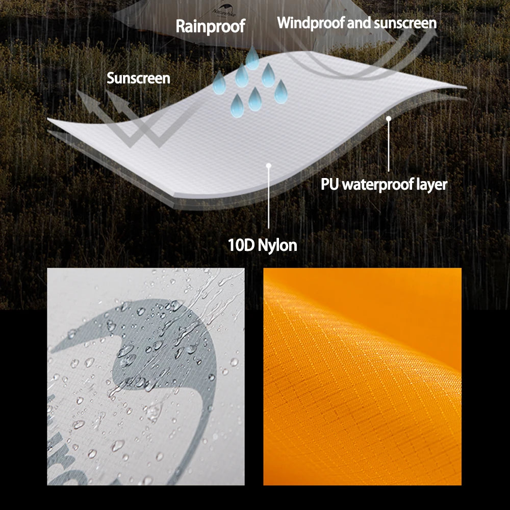CloudUp 2 Upgraded Pro 2-Person Hiking Tent - 20D Waterproof