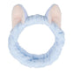 Rabbit Ear Face Wash Headband - Soft Elastic Makeup Hairband