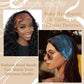Boho Headbands for Women - Knotted Wide Stretch Turban Wrap