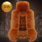Winter Wool Car Seat Cover - Luxury Shearling Front Cushion