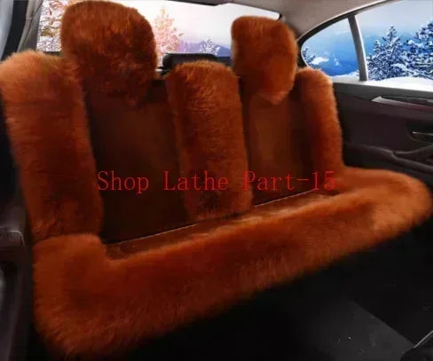 Winter Wool Car Seat Cover - Luxury Shearling Front Cushion