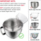 Stand Mixer Pouring Shield | Clear Splash Guard for 4.5-5Qt Bowls